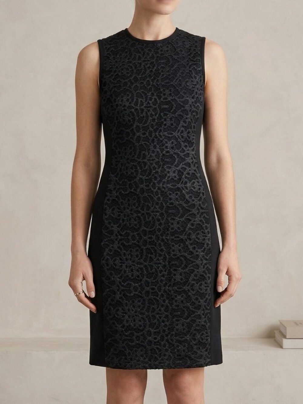 A.L.C. Lace & Virgin Wool Mixed-Media Mini Dress | Size 6